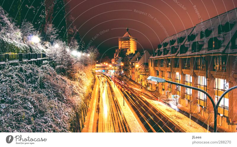 Citylights-Freiburg Freiburg im Breisgau Deutschland Europa Kleinstadt Stadtrand Menschenleer Parkhaus Fassade ästhetisch außergewöhnlich gut positiv