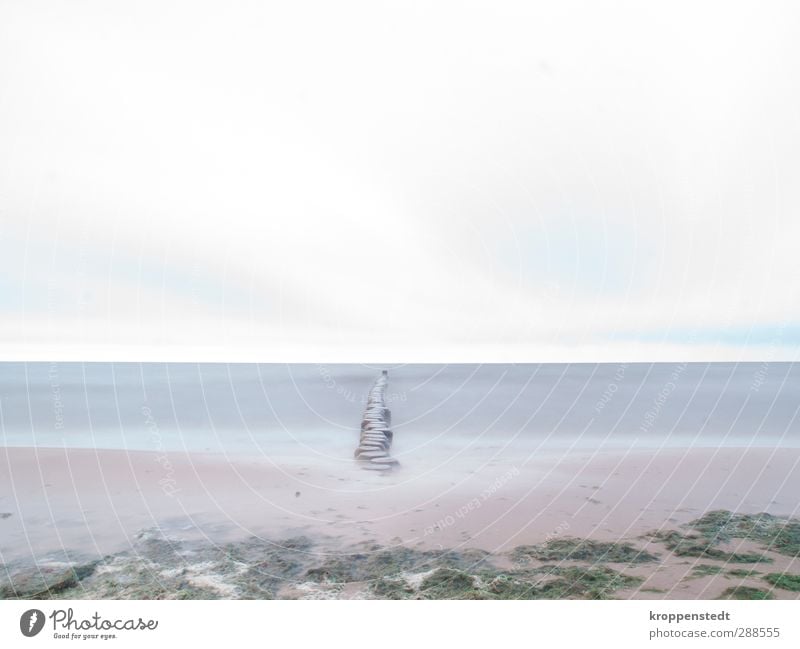 Glattgezogen Natur Landschaft Luft Wasser Wolken Herbst Wellen Küste Strand Ostsee Insel Usedom Bewegung entdecken festhalten Ferien & Urlaub & Reisen