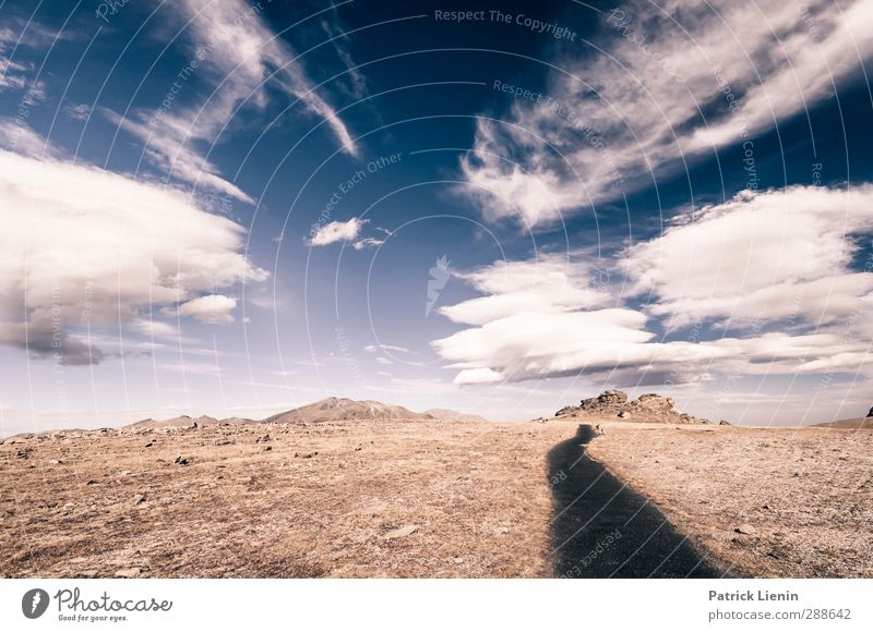 Time has told me Umwelt Natur Landschaft Urelemente Luft Himmel Wolken Klima Klimawandel Wetter Schönes Wetter Wind Berge u. Gebirge Gipfel Wüste Abenteuer