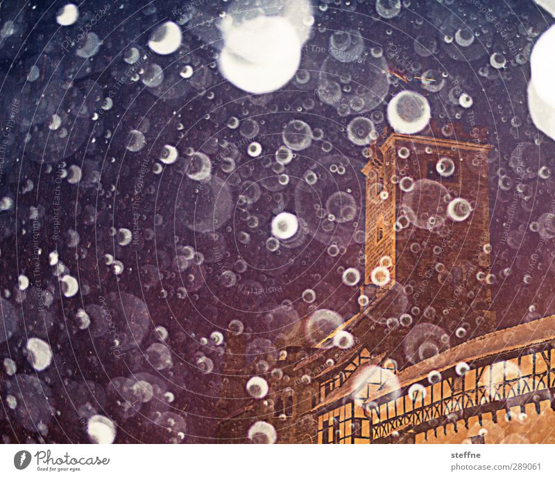 Trabant Winter Schnee Schneefall Eisenach Deutschland Kleinstadt Burg oder Schloss Mauer Wand Fassade ästhetisch Religion & Glaube Schneeflocke Martin Luther