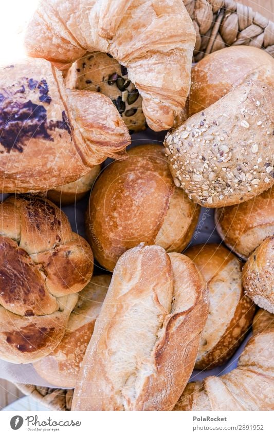 #S# Guter Start Lebensmittel Brötchen Croissant Bioprodukte Glück Frühstück Frühstückstisch Zusammensein viele Reichtum Zufriedenheit Backwaren selbstgemacht