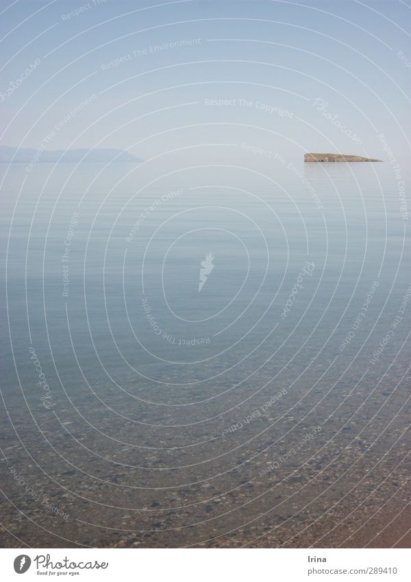 Baikal | Moby Dick Natur Landschaft Urelemente Wasser Himmel Wolkenloser Himmel Sommer Schönes Wetter Seeufer Strand Insel Baikalsee ruhig Horizont Idylle