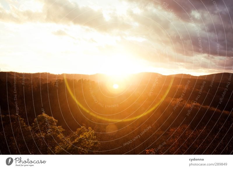 Verblendung Leben harmonisch Wohlgefühl Erholung ruhig Ausflug Ferne Freiheit Umwelt Natur Landschaft Himmel Sonne Sonnenaufgang Sonnenuntergang Sonnenlicht