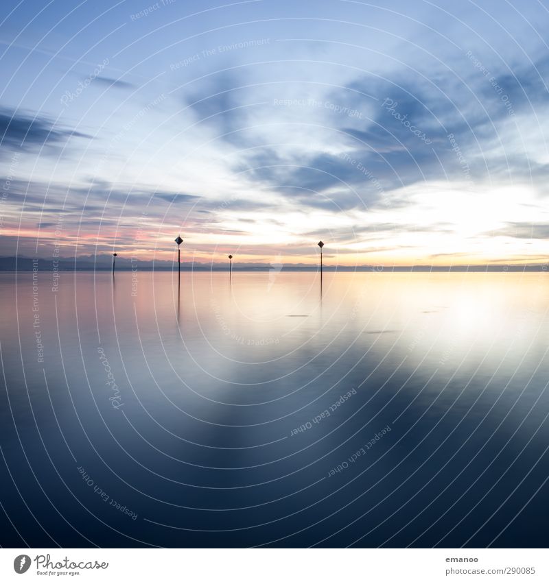 Bodensee Ferien & Urlaub & Reisen Ferne Freiheit Natur Landschaft Luft Wasser Himmel Wolken Horizont Winter Klima Wetter Schönes Wetter Alpen Küste Seeufer