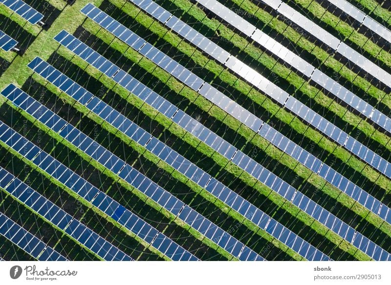 Solar Farm Energiewirtschaft Erneuerbare Energie Sonnenenergie Klima solar solar energy renewable climate Farbfoto