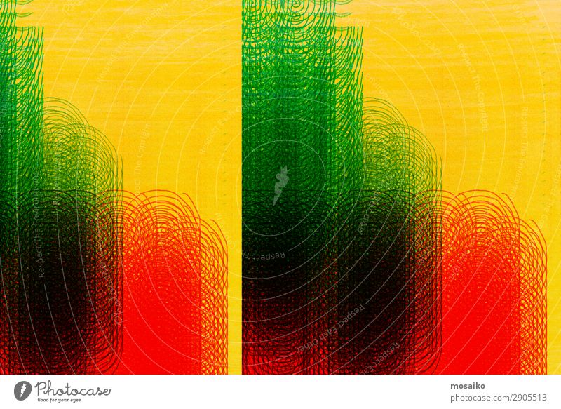 Farbspiel Kunst Graffiti Linie Bewegung Partnerschaft Genauigkeit Inspiration Kommunizieren Kreativität Netzwerk Symmetrie Frequenz Spirale Kreis kreisen grün