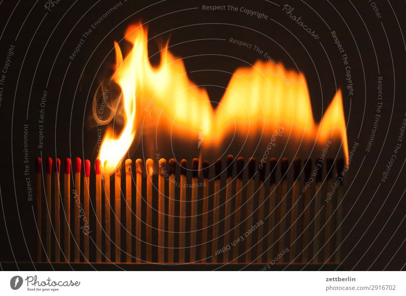 Feuer und Flamme Infektionsgefahr anzünden Brand Brandstifter Brandstiftung brennen Feuerwehr bedrohlich gefährlich Risiko Leidenschaft Reihe Schaden