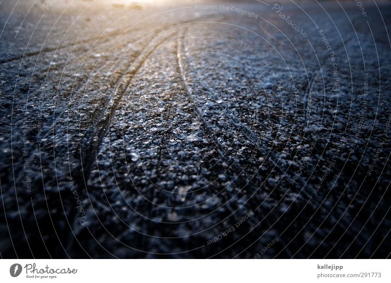 neben der spur Freizeit & Hobby Bewegung Dynamik Spuren Linie Schlittschuhlaufen Furche Kurve Eisfläche Frost Winter kalt Futurismus Kratzer Farbfoto