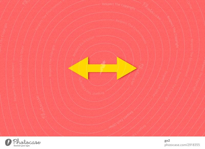 Links oder Rechts Zeichen Schilder & Markierungen Hinweisschild Warnschild Pfeil ästhetisch einfach Zufriedenheit Kommunizieren Konkurrenz Problemlösung planen