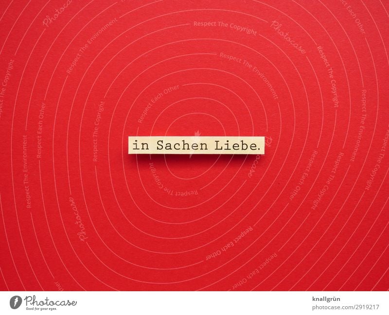 In Sachen Liebe. Gefühle Romantik Verliebtheit Herz Valentinstag Glück Muttertag Sympathie Zusammensein Freundschaft Lebensfreude Treue Hochzeit