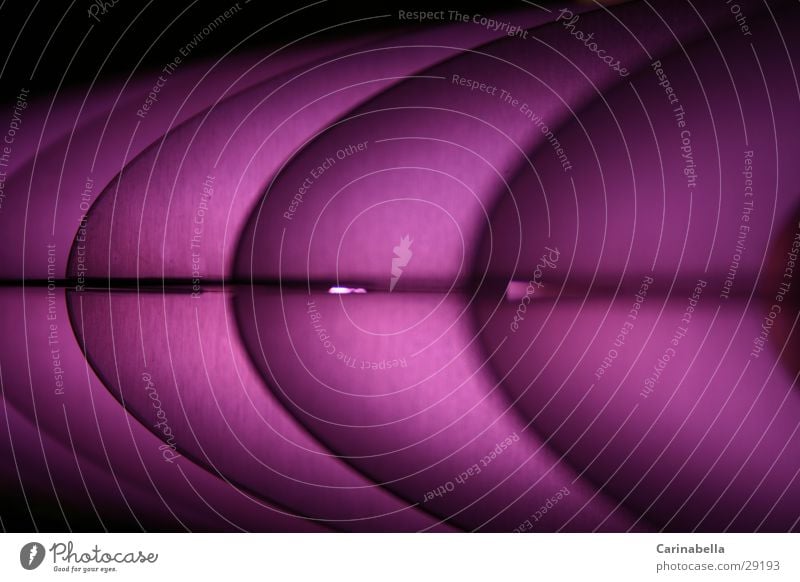 Lampe Büroleuchte violett Furche Leuchte Alluminium