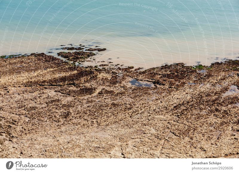 Strand bei den Seven Sisters, England Ferien & Urlaub & Reisen Tourismus Sommer Meer wandern Natur Landschaft Felsen Küste weiß Eastbourne Erosion