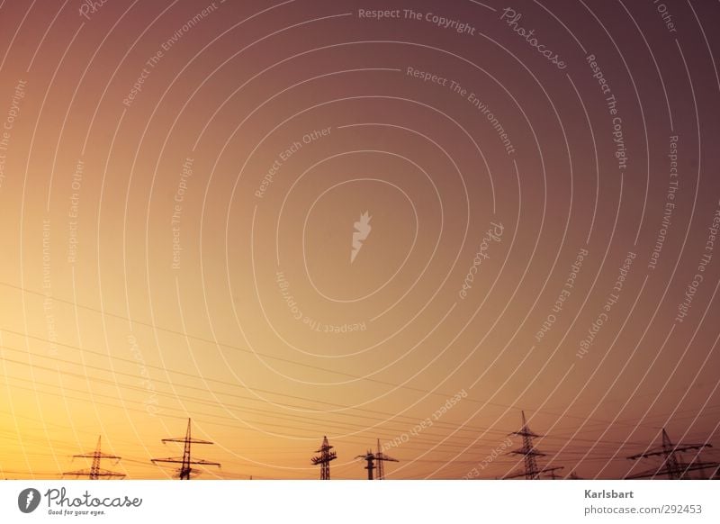 ausblick. Wirtschaft Energiewirtschaft Telekommunikation Business Technik & Technologie Fortschritt Zukunft Erneuerbare Energie Sonnenenergie Kernkraftwerk