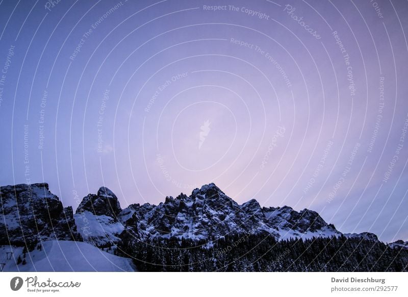 Licht am Horizont II Ferien & Urlaub & Reisen Winter Schnee Winterurlaub Berge u. Gebirge wandern Natur Landschaft Himmel nur Himmel Schönes Wetter Eis Frost