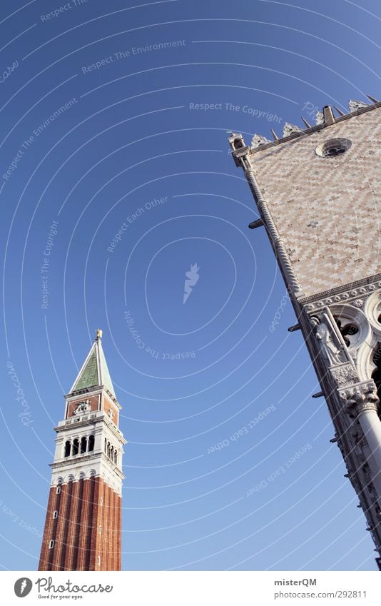 Venezianischer Himmel. Kunst ästhetisch Venedig Veneto Italien Berühmte Bauten Sehenswürdigkeit Reisefotografie Fernweh Ferien & Urlaub & Reisen Urlaubsfoto