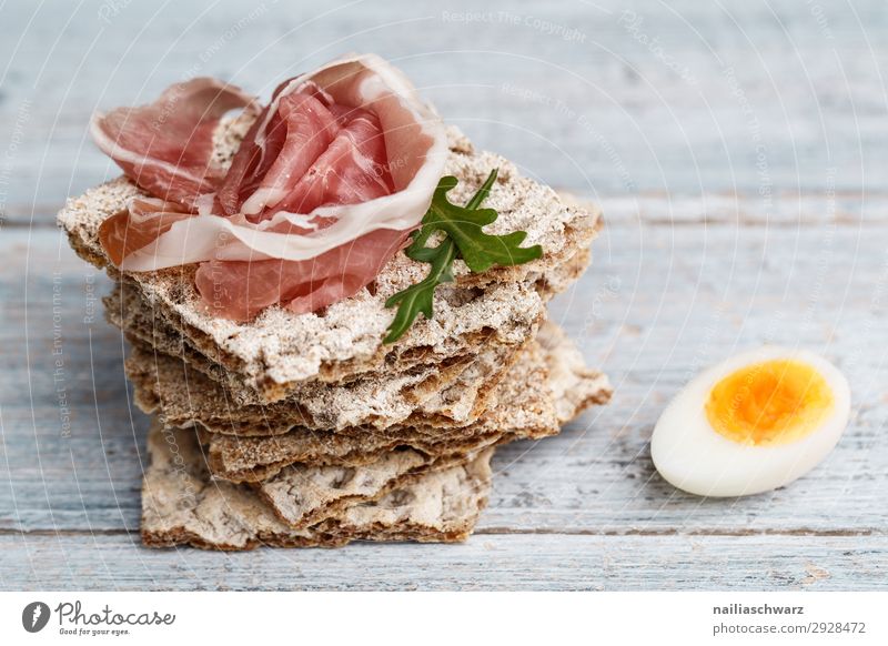 Hier die Überschrift (nochmal) Stichwörter Lebensmittel Fleisch Brot Backwaren Schinkenscheibe Teigwaren Rohschinken Schinkenstreifen Knäckebrot Ernährung