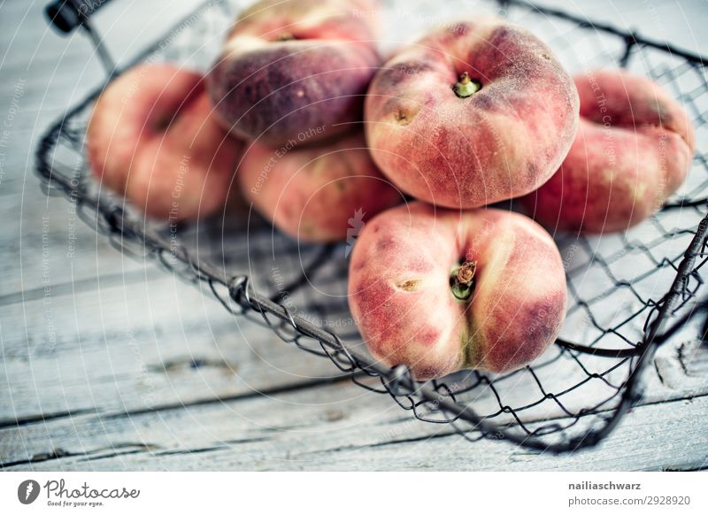 Pfirsiche Lebensmittel Frucht Ernährung Bioprodukte Vegetarische Ernährung Schalen & Schüsseln Korb Drahtkorb Lifestyle Gesunde Ernährung Sommer Snowboard Duft