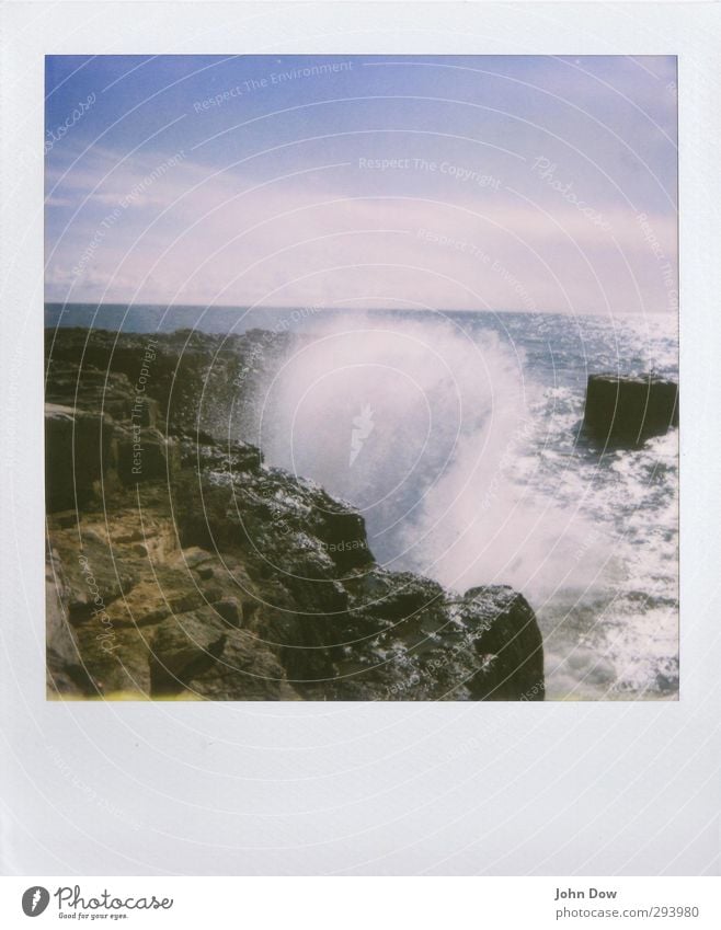 Reminisce the Sea Ferien & Urlaub & Reisen Ausflug Abenteuer Ferne Felsen Wellen Küste Riff wild Sehnsucht Heimweh Fernweh England Meerwasser Gischt Horizont