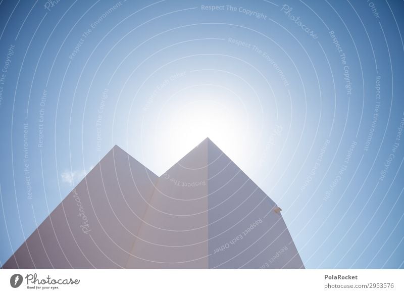 #A# Himmelseck Kunst ästhetisch Architektur Blauer Himmel Gebäude Farbfoto Gedeckte Farben Innenaufnahme Nahaufnahme Experiment abstrakt Menschenleer
