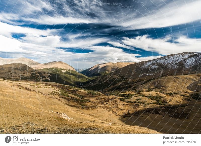 Take me somewhere Umwelt Natur Landschaft Urelemente Schönes Wetter Abenteuer Farbfoto Außenaufnahme Tag Panorama (Aussicht) Weitwinkel