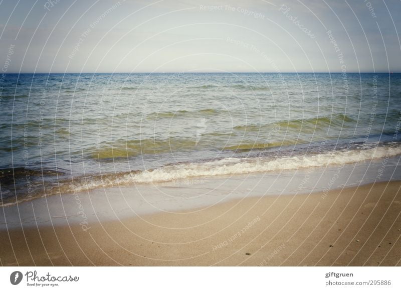 shoreline Umwelt Natur Landschaft Urelemente Sand Wasser Himmel Wolkenloser Himmel Horizont Schönes Wetter Wellen Küste Strand Meer Gezeiten Gewässer Flut Ebbe