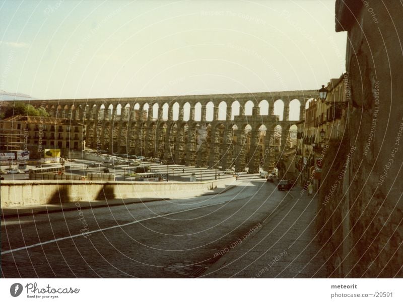 Aquädukt von Segovia Spanien Castilla-Leòn Rom Brücke Wasserwerk Architektur