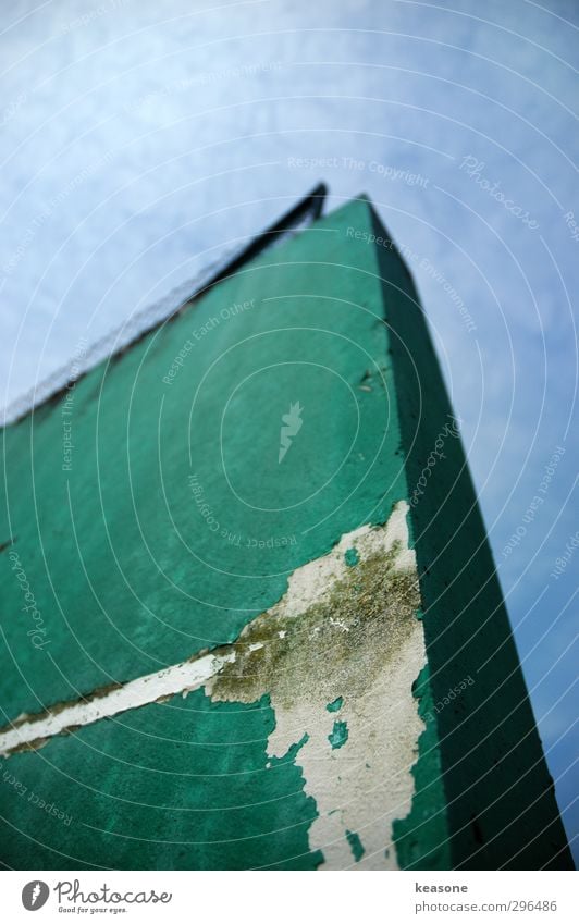 grüne Ecke Stein Sand Beton Backstein Hochmut Farbfoto Außenaufnahme Experiment Muster Strukturen & Formen Menschenleer Morgen Schwache Tiefenschärfe