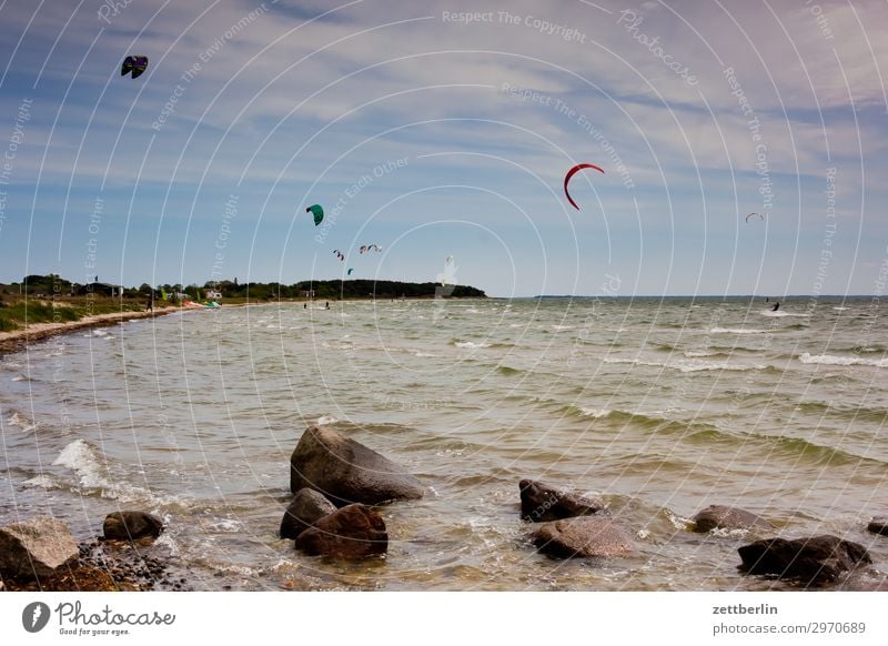 Kite-Schule Ferien & Urlaub & Reisen Insel Küste Landwirtschaft Mecklenburg-Vorpommern Meer mönchgut Natur Ostsee Ostseeinsel Reisefotografie Rügen Sand Strand