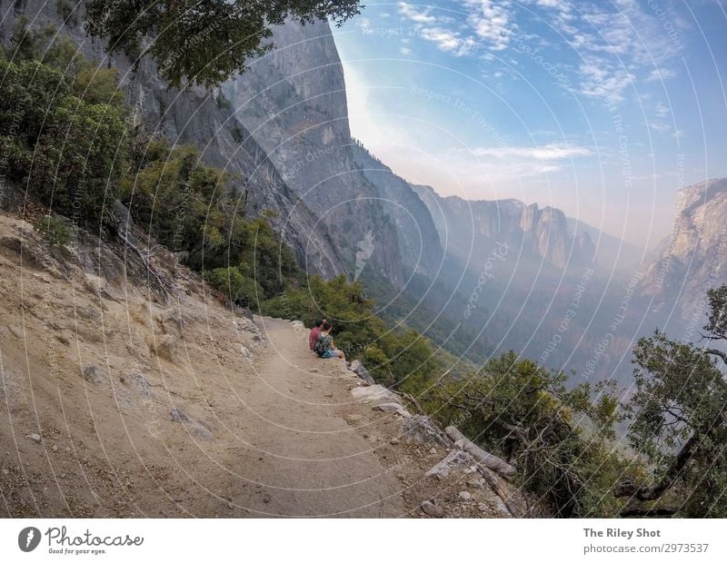 Yosemite Nationalpark Wanderweg Lifestyle schön Gesundheit Wellness Leben Ferien & Urlaub & Reisen Tourismus Ausflug Abenteuer Sommer Sonne Berge u. Gebirge