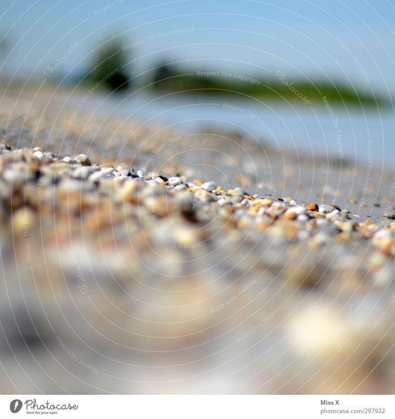 Mehr Meer Ferien & Urlaub & Reisen Sommerurlaub Natur Wasser Küste Seeufer Flussufer Strand Stein Sand nass Kieselstrand Kieselsteine Farbfoto mehrfarbig