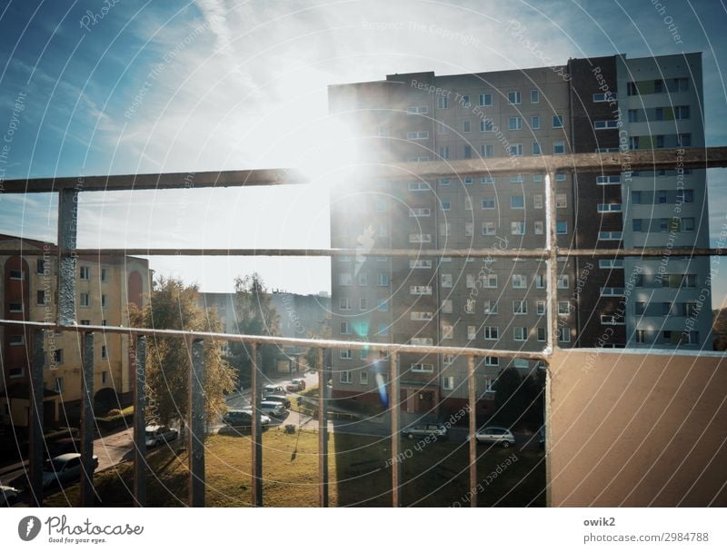 Traum in Beton Ferien & Urlaub & Reisen Tourismus Häusliches Leben Haus Himmel Wolken Sonne Herbst Schönes Wetter Kolobrzeg Polen Osteuropa Plattenbau