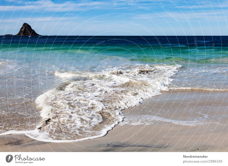 Meeresrauschen Ferien & Urlaub & Reisen Tourismus Strand Natur Landschaft Urelemente Sand Wasser Schönes Wetter Berge u. Gebirge Küste Riff Insel entdecken