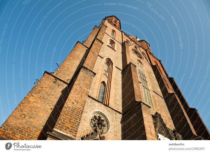 Marienkirche, Legnica (tags) alt Altstadt antik Haus Religion & Glaube Kirche Kirchturm Christentum Katholizismus legnica malerisch Polen Schlesien Stadt