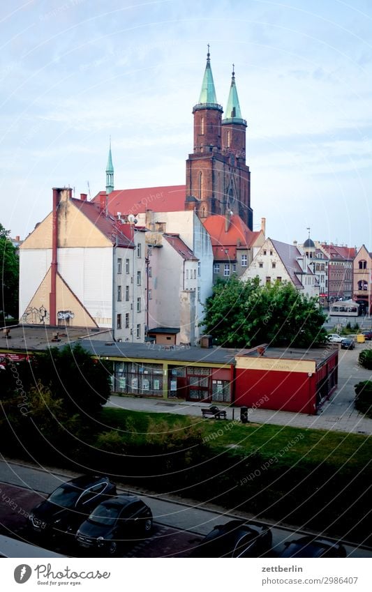 Marienkirche, Legnica (morgens) alt Altstadt antik Haus Religion & Glaube Kirche Kirchturm Christentum Katholizismus legnica malerisch Polen Schlesien Stadt