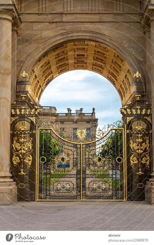 Chatsworth Haus Mutter Erwachsene Kunstwerk Gemälde Architektur Landschaft Park reich Reichtum Macht Devonshire Gipfel Tal national Frühling Revier Derbyshire