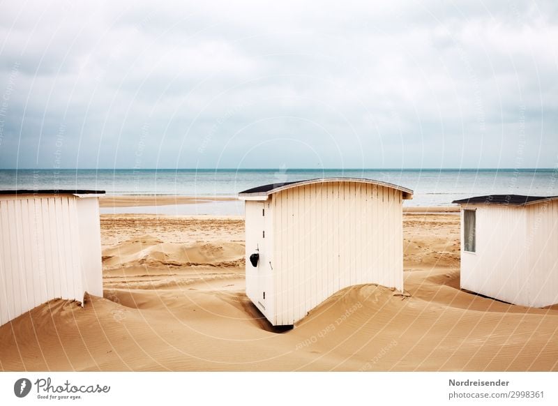 Häuschen am Strand Ferien & Urlaub & Reisen Tourismus Meer Natur Landschaft Urelemente Sand Wasser Küste Nordsee Ostsee Hütte klein maritim niedlich Romantik