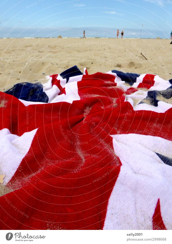 Brexit is done... Sommer Küste Strand Nordsee fallen gehen dreckig maritim Verantwortung chaotisch Ordnung Politik & Staat Konflikt & Streit Irritation