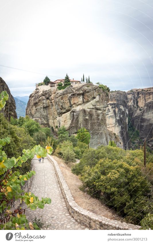 Kloster Agia Triada in Meteora, Griechenland ruhig Meditation Ferien & Urlaub & Reisen Berge u. Gebirge wandern Sommer Menschenleer Sehenswürdigkeit Wahrzeichen