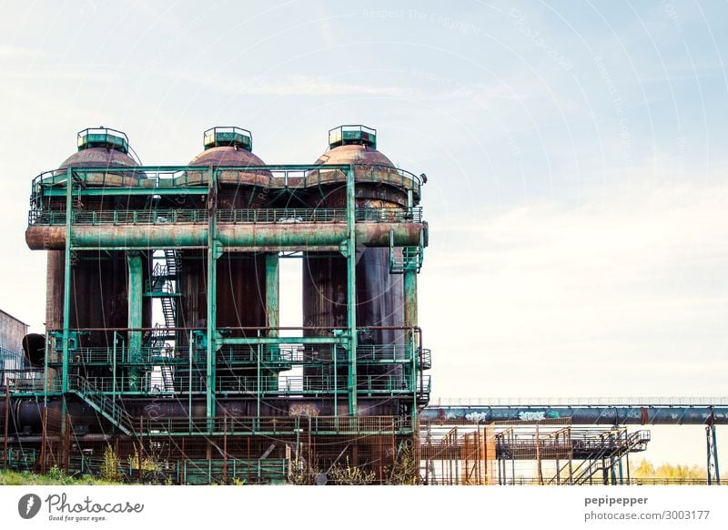 alte Industrieanlage Arbeit & Erwerbstätigkeit Arbeitsplatz Fabrik Technik & Technologie Kohlekraftwerk Himmel Ruine Bauwerk Gebäude Architektur Fassade