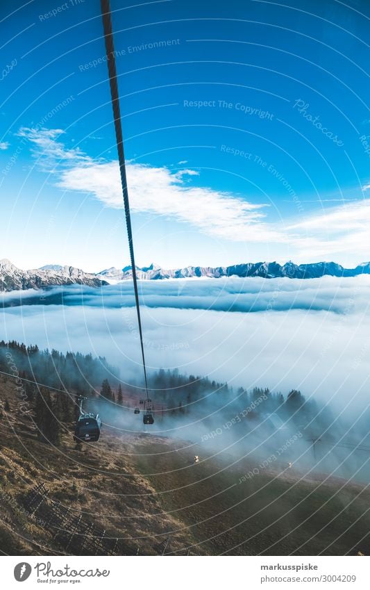 Loferer Steinberge Ferien & Urlaub & Reisen Winter Snowboard Natur genießen Blick außergewöhnlich Freude Begeisterung Abenteuer Umwelt Mountain