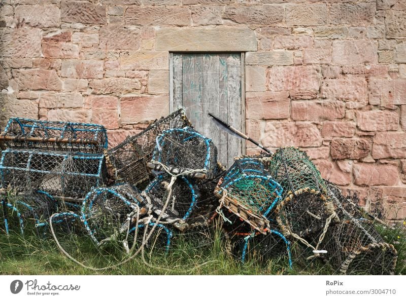 Fischereistrecken in einem kleinen Dorf. Lifestyle Design Gesundheit Wellness Leben harmonisch Erholung ruhig Freizeit & Hobby Angeln Ferien & Urlaub & Reisen