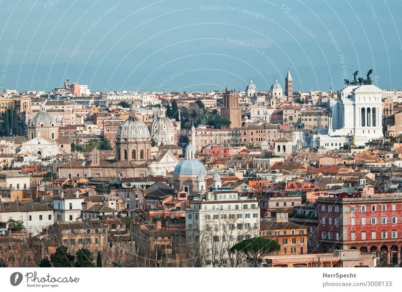 la cittá eterna - bella vista / Blick von einem der 7 Hügel Ferien & Urlaub & Reisen Tourismus Ausflug Sightseeing Städtereise Rom Hauptstadt Altstadt Skyline