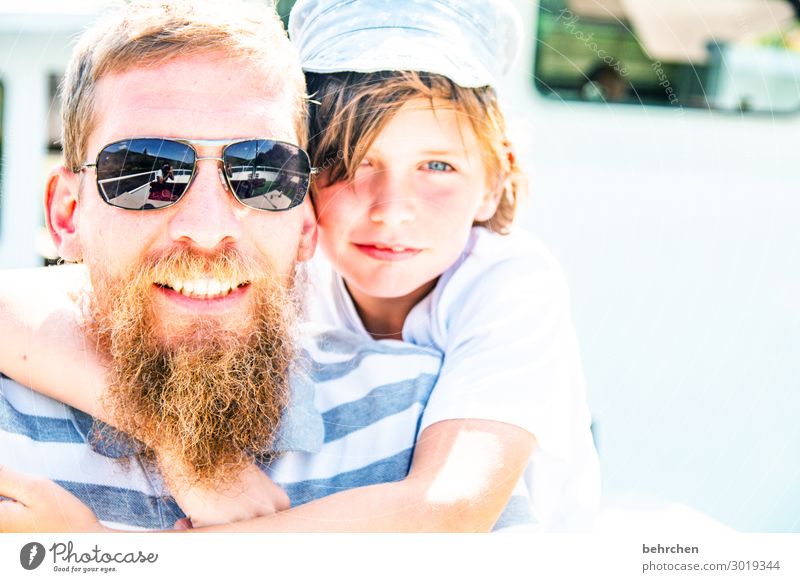 zwei zum lieben Kind Junge Mann Erwachsene Eltern Vater Familie & Verwandtschaft Kindheit Haut Kopf Haare & Frisuren Gesicht Auge Ohr Nase Mund Lippen Zähne