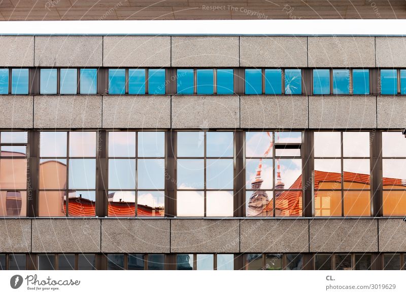 fenster zur stadt Städtereise Himmel Berlin Hauptstadt Stadtzentrum Hochhaus Bauwerk Gebäude Architektur Mauer Wand Fassade Fenster Sehenswürdigkeit