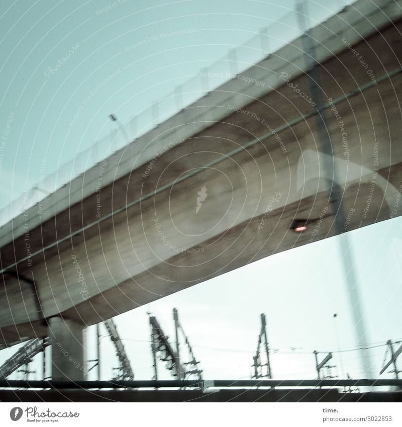 Highway | on the road again Himmel Horizont New York City Stadtrand Hafen Brücke Bauwerk Architektur Mauer Wand Verkehr Verkehrswege Personenverkehr