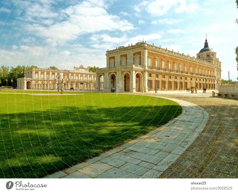 Königlicher Palast von Aranjuez Ferien & Urlaub & Reisen Tourismus Garten Kunst Erde Himmel Park Burg oder Schloss Gebäude Architektur Denkmal alt authentisch