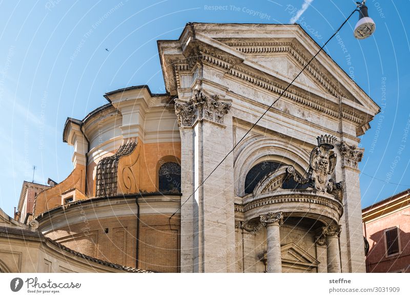 Chiesa 2 Kirche Religion & Glaube Italien Rom Barock bernini rundhaus Portal Sommer Kulturdenkmal Christentum Katholizismus Architektur Sehenswürdigkeit