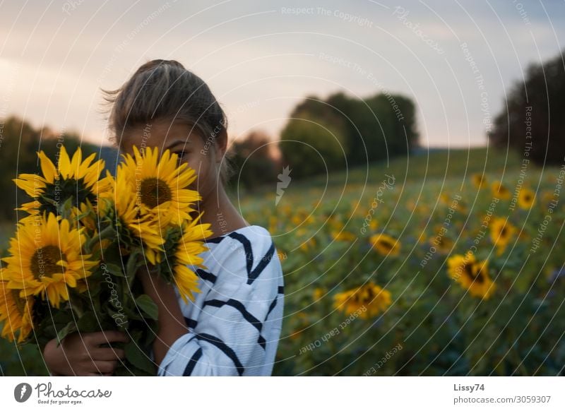 Ich seh` Dich Freude Freizeit & Hobby Sommer Sommerurlaub Schüler Mensch feminin Kind Mädchen Jugendliche Leben 1 8-13 Jahre Kindheit Natur Landschaft