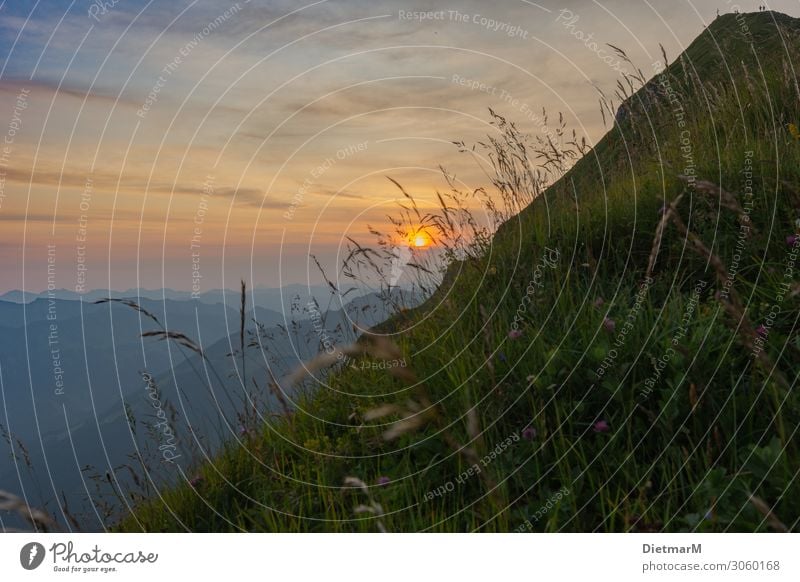 Sonnenaufgang auf der Kanisfluh Freizeit & Hobby Ferien & Urlaub & Reisen Tourismus Ausflug Abenteuer Freiheit Sommer Sommerurlaub Berge u. Gebirge wandern