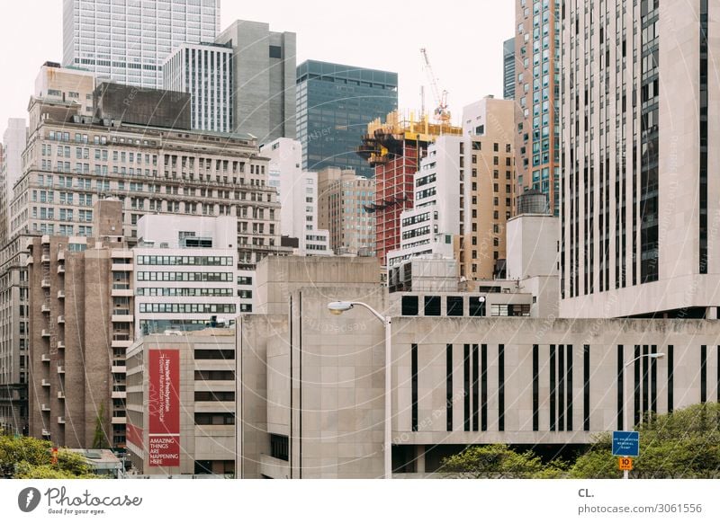 amazing things are happening here Ferien & Urlaub & Reisen Tourismus Städtereise Baustelle New York City Manhattan Stadt Stadtzentrum Hochhaus Bauwerk Gebäude